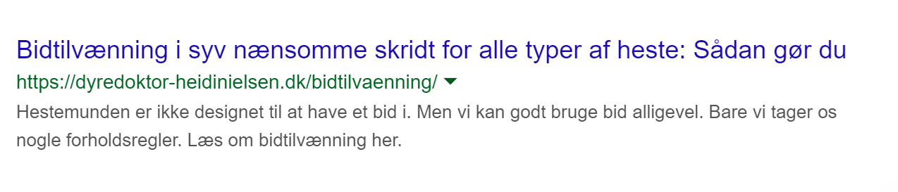 SEO titel dyrlæge