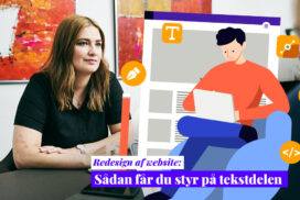 Redesign af website - Saadan faar du styr på tekstdelen